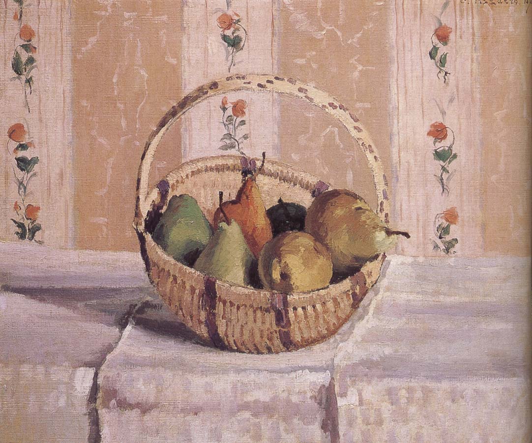 basket of apples and pears